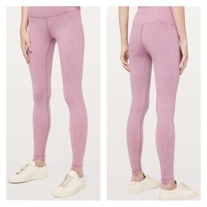 Lululemon Wunder Under High-Rise Tight *Snow Washed 28" Washed Antoinette size 6